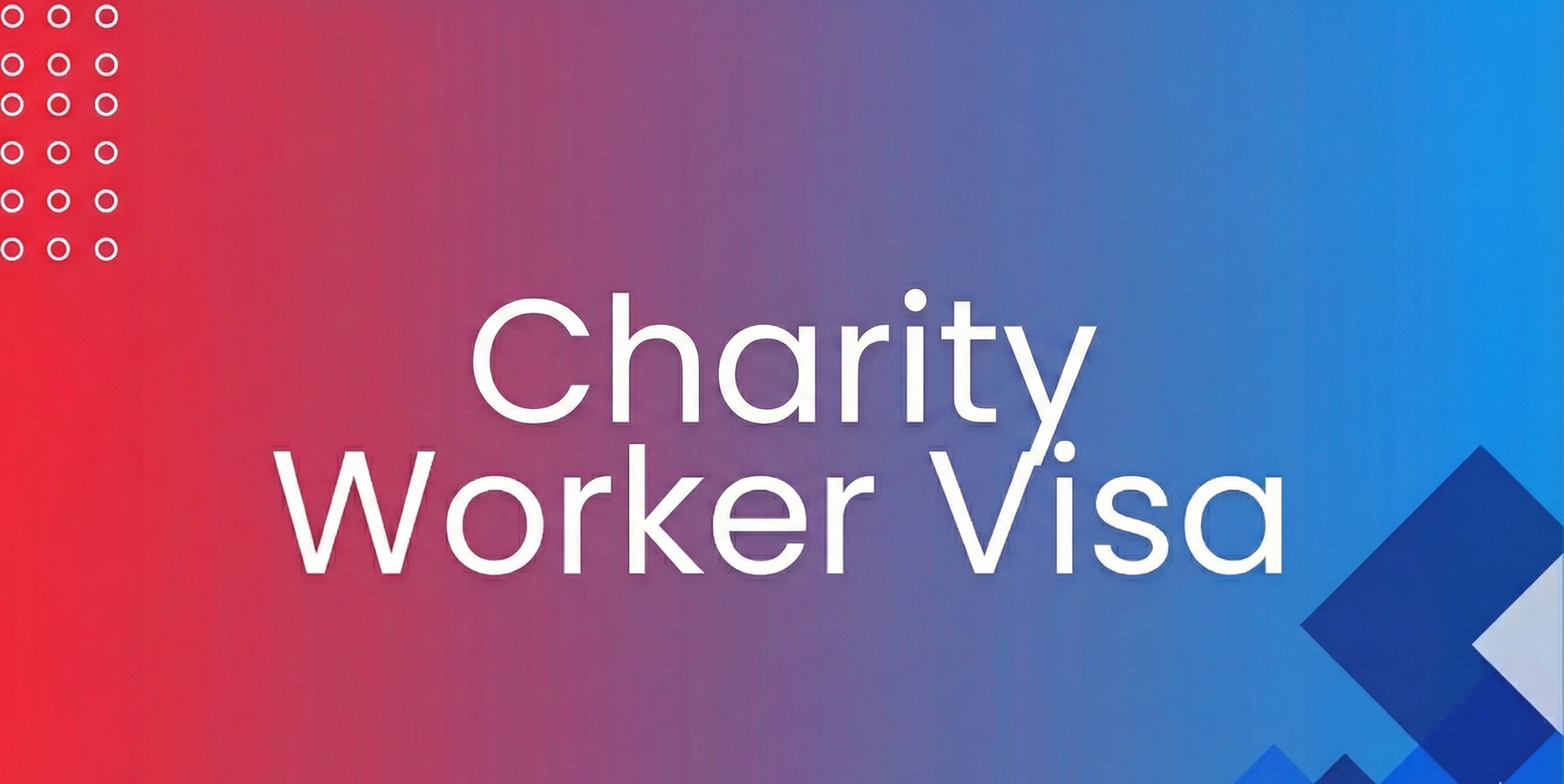 Charity Worker visa